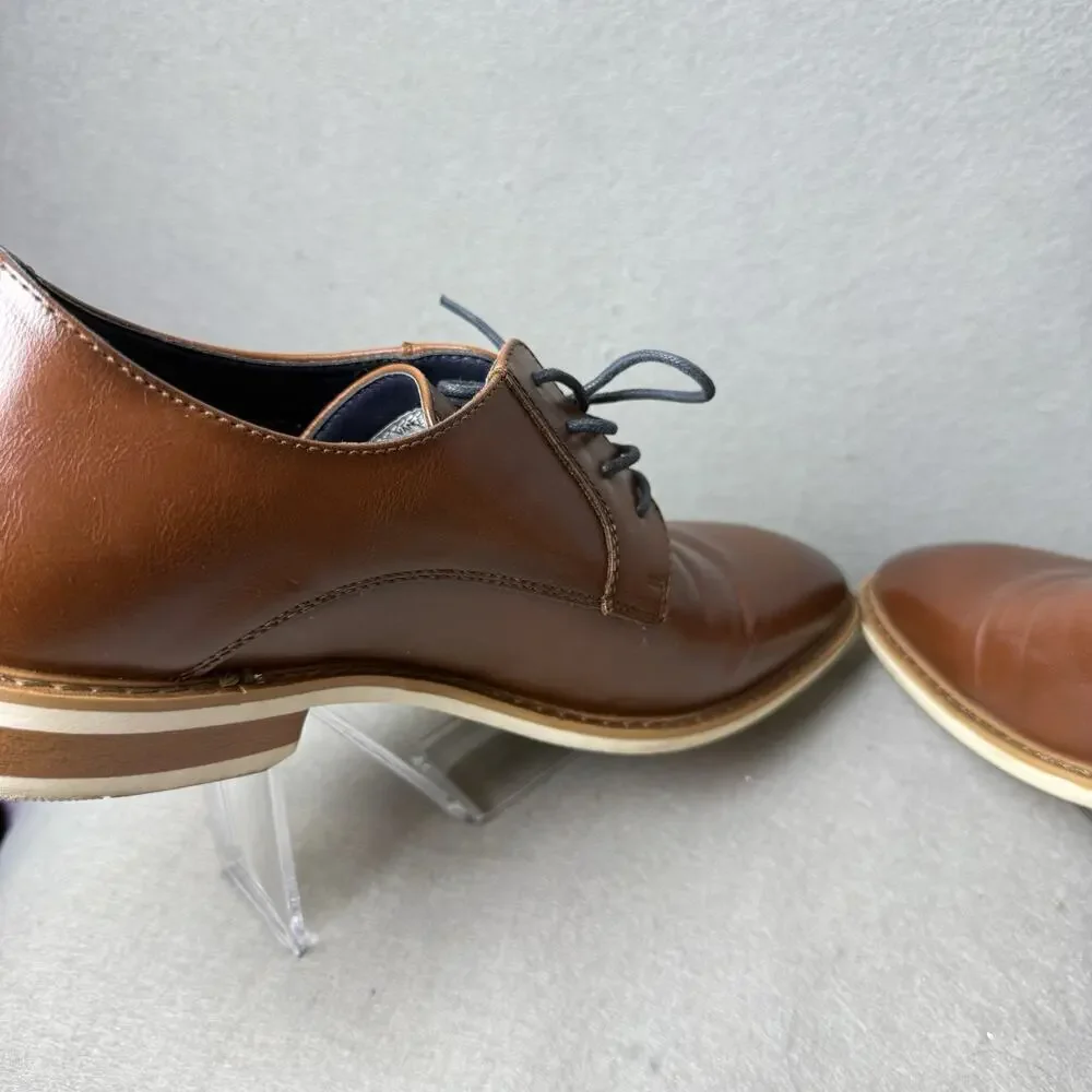 Freeman Shoes Men’s 10M Brown Derby Oxford Vance City Smart